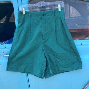 Vintage green high waist Haley shorts